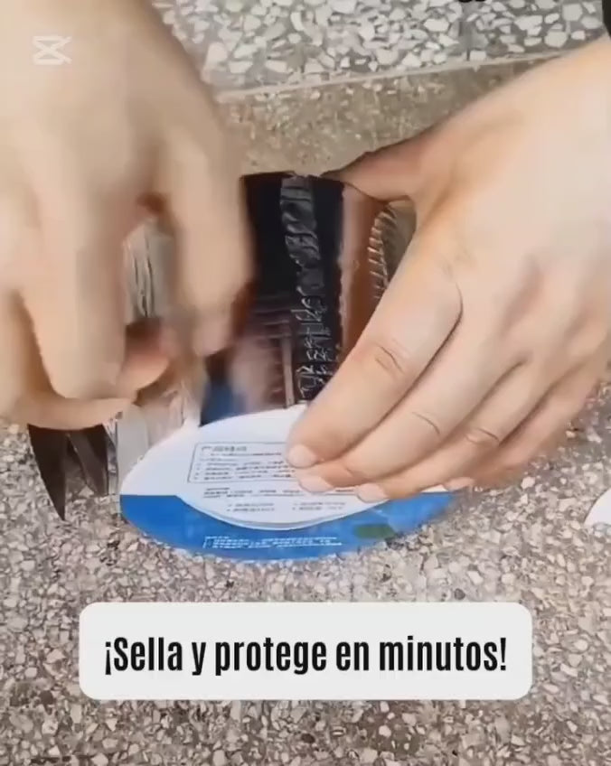 CINTA DE ALUMINIO DE BUTILO 10CM X 5M